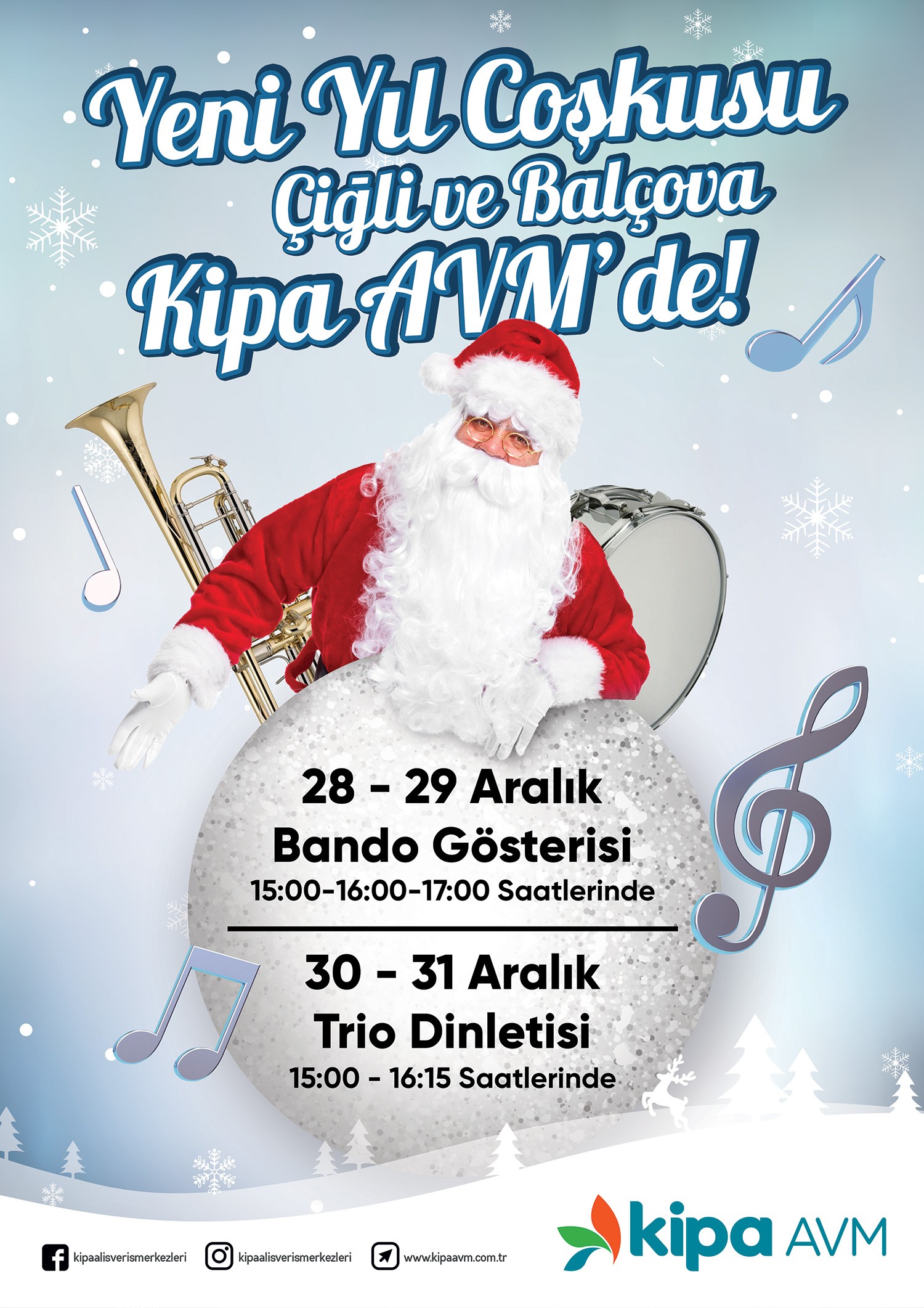 Yeni Yıl &Ccedil;oşkusu Kipa AVM'de!